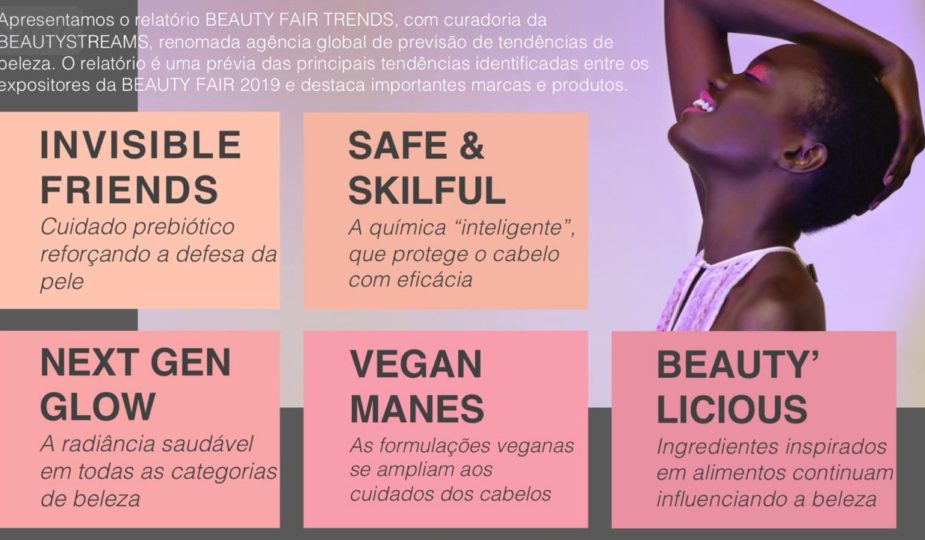 Confira as tendências de consumo de beleza para 2020 de acordo com o Beauty Fair Trends, relatório criado pela Beauty Fair com curadoria Beautyscreams.